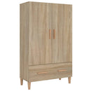 skab 70x31x115 cm konstrueret træ sonoma-eg
