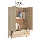 skab 70x31x115 cm konstrueret træ sonoma-eg