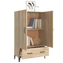 skab 70x31x115 cm konstrueret træ sonoma-eg