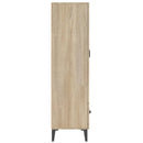 skab 70x31x115 cm konstrueret træ sonoma-eg