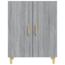 skænk 70x34x90 cm konstrueret træ grå sonoma-eg