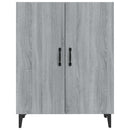 skænk 70x34x90 cm konstrueret træ grå sonoma-eg