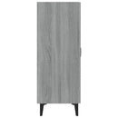 skænk 70x34x90 cm konstrueret træ grå sonoma-eg