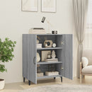 skænk 70x34x90 cm konstrueret træ grå sonoma-eg