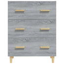 skænk 70x34x90 cm konstrueret træ grå sonoma-eg