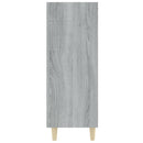 skænk 69,5x32,5x90 cm konstrueret træ grå sonoma-eg