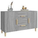 skænk 100x36x60 cm konstrueret træ grå sonoma-eg