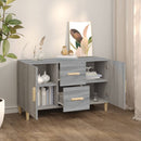 skænk 100x36x60 cm konstrueret træ grå sonoma-eg