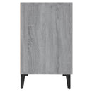skænk 100x36x60 cm konstrueret træ grå sonoma-eg
