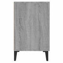 skænk 100x36x60 cm konstrueret træ grå sonoma-eg