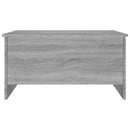 sofabord 80x55,5x41,5 cm konstrueret træ grå sonoma-eg