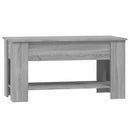 sofabord 101x49x52 cm konstrueret træ grå sonoma-eg