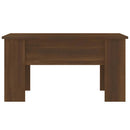 sofabord 79x49x41 cm konstrueret træ brun egetræsfarve