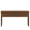 sofabord 102x50,5x52,5 cm konstrueret træ brun egetræsfarve