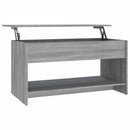 sofabord 102x50x52,5 cm konstrueret træ grå sonoma-eg