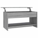 sofabord 102x50x52,5 cm konstrueret træ grå sonoma-eg