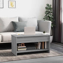 sofabord 102x50x52,5 cm konstrueret træ grå sonoma-eg