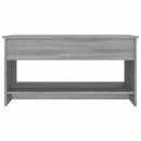 sofabord 102x50x52,5 cm konstrueret træ grå sonoma-eg