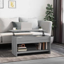 sofabord 102x50x52,5 cm konstrueret træ grå sonoma-eg