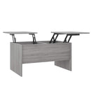 sofabord 80x50x42,5 cm konstrueret træ grå sonoma-eg