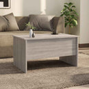 sofabord 80x50x42,5 cm konstrueret træ grå sonoma-eg