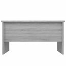 sofabord 80x50x42,5 cm konstrueret træ grå sonoma-eg