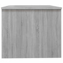 sofabord 80x50x42,5 cm konstrueret træ grå sonoma-eg
