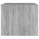 sofabord 80x50x40 cm konstrueret træ grå sonoma-eg