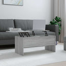 sofabord 102x50,5x46,5 cm konstrueret træ grå sonoma-eg