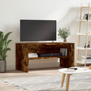 tv-bord 80x40x40 cm konstrueret træ røget egetræsfarve
