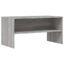 tv-bord 80x40x40 cm konstrueret træ grå sonoma-eg