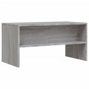 tv-bord 80x40x40 cm konstrueret træ grå sonoma-eg