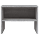 sengeborde 2 stk. 40x30x30 cm konstrueret træ grå sonoma-eg