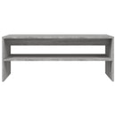 sofabord 100x40x40 cm konstrueret træ sonoma-eg grå