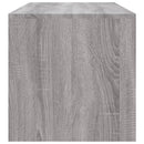 sofabord 100x40x40 cm konstrueret træ sonoma-eg grå