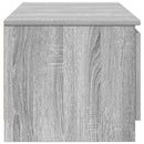 tv-bord 140x40x35,5 cm konstrueret træ grå sonoma-eg