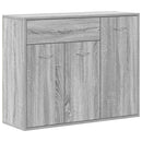 skænk 88x30x70 cm konstrueret træ grå sonoma-eg