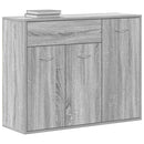 skænk 88x30x70 cm konstrueret træ grå sonoma-eg
