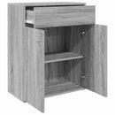 skænk 60x30x75 cm konstrueret træ grå sonoma-eg