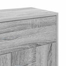 skænk 60x30x75 cm konstrueret træ grå sonoma-eg