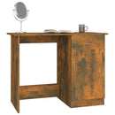 skrivebord 100x50x76 cm konstrueret træ røget egetræsfarve