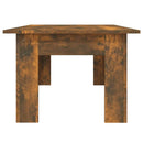 sofabord 100x60x42 cm konstrueret træ røget egetræsfarve