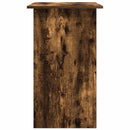 skrivebord 80x45x74 cm konstrueret træ røget egetræsfinish