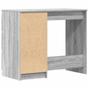 skrivebord 90x45x76 cm konstrueret træ grå sonoma-eg