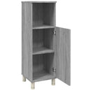 badeværelsesskab 30x30x95 cm konstrueret træ grå sonoma-eg