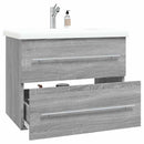 badeværelsesskab 60x38,5x48 cm konstrueret træ grå sonoma-eg
