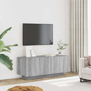 tv-bord 100x35x40 cm konstrueret træ grå sonoma-eg