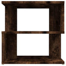 sidebord 40x40x40 cm konstrueret træ røget egetræsfarve