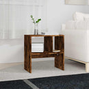 sidebord 50x30x50 cm konstrueret træ røget egetræsfarve