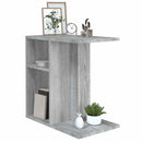 sidebord 50x30x50 cm konstrueret træ grå sonoma-eg